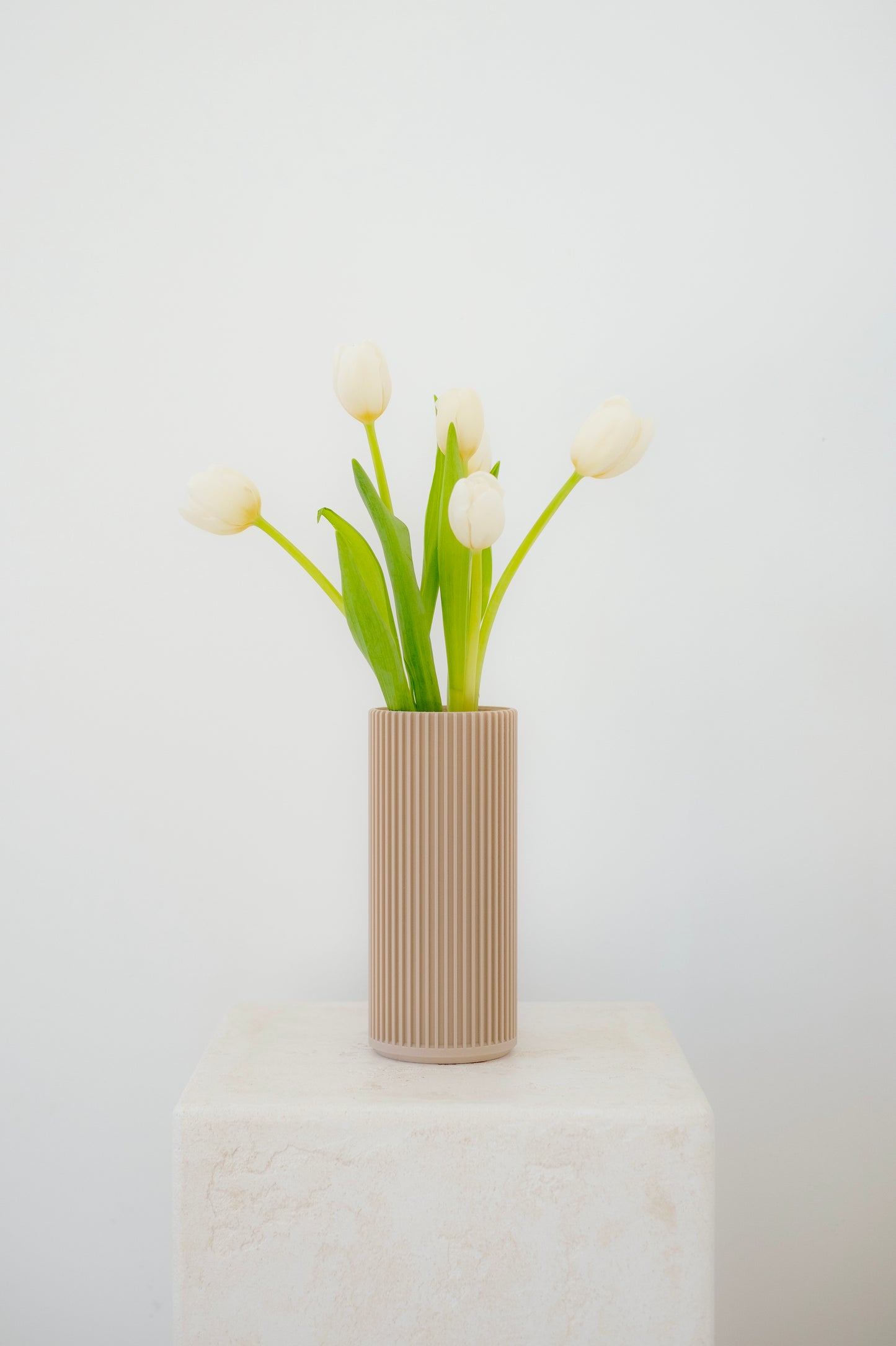 Ribbed Vase