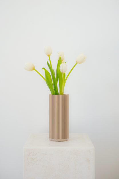 Ribbed Vase