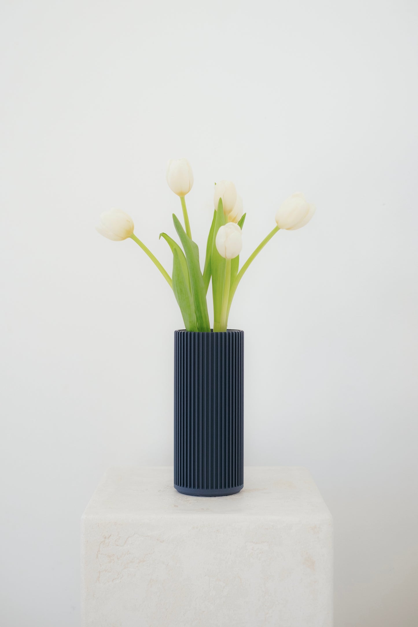 Ribbed Vase