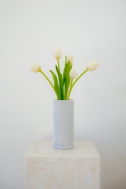 Ribbed Vase