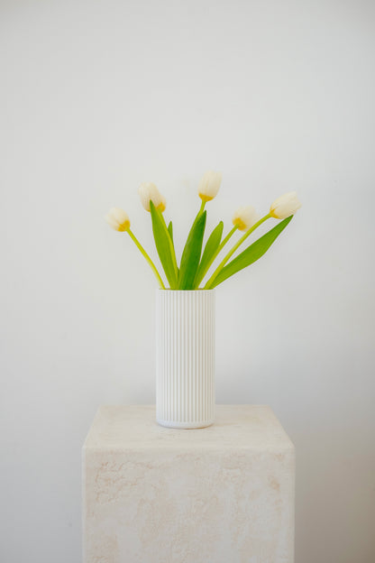 Ribbed Vase