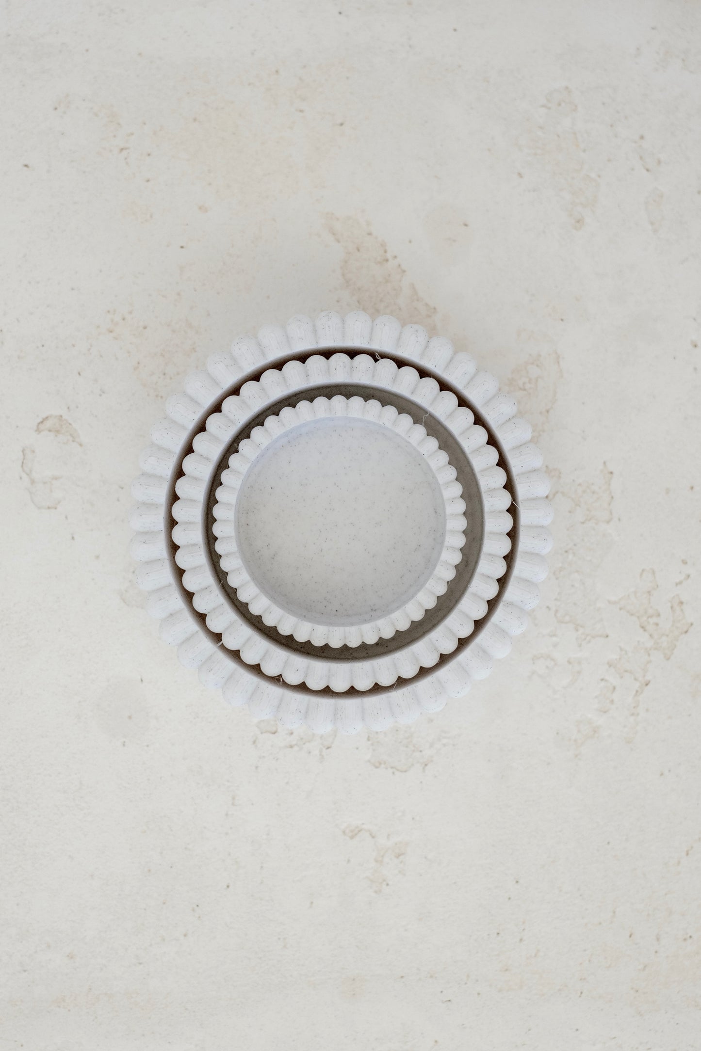 Scalloped Trinket Bowl Set