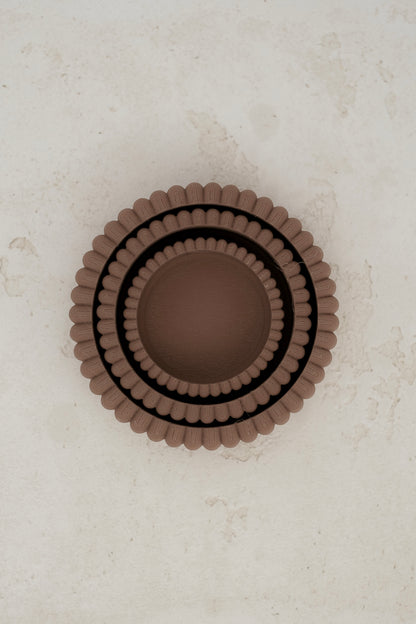 Scalloped Trinket Bowl Set