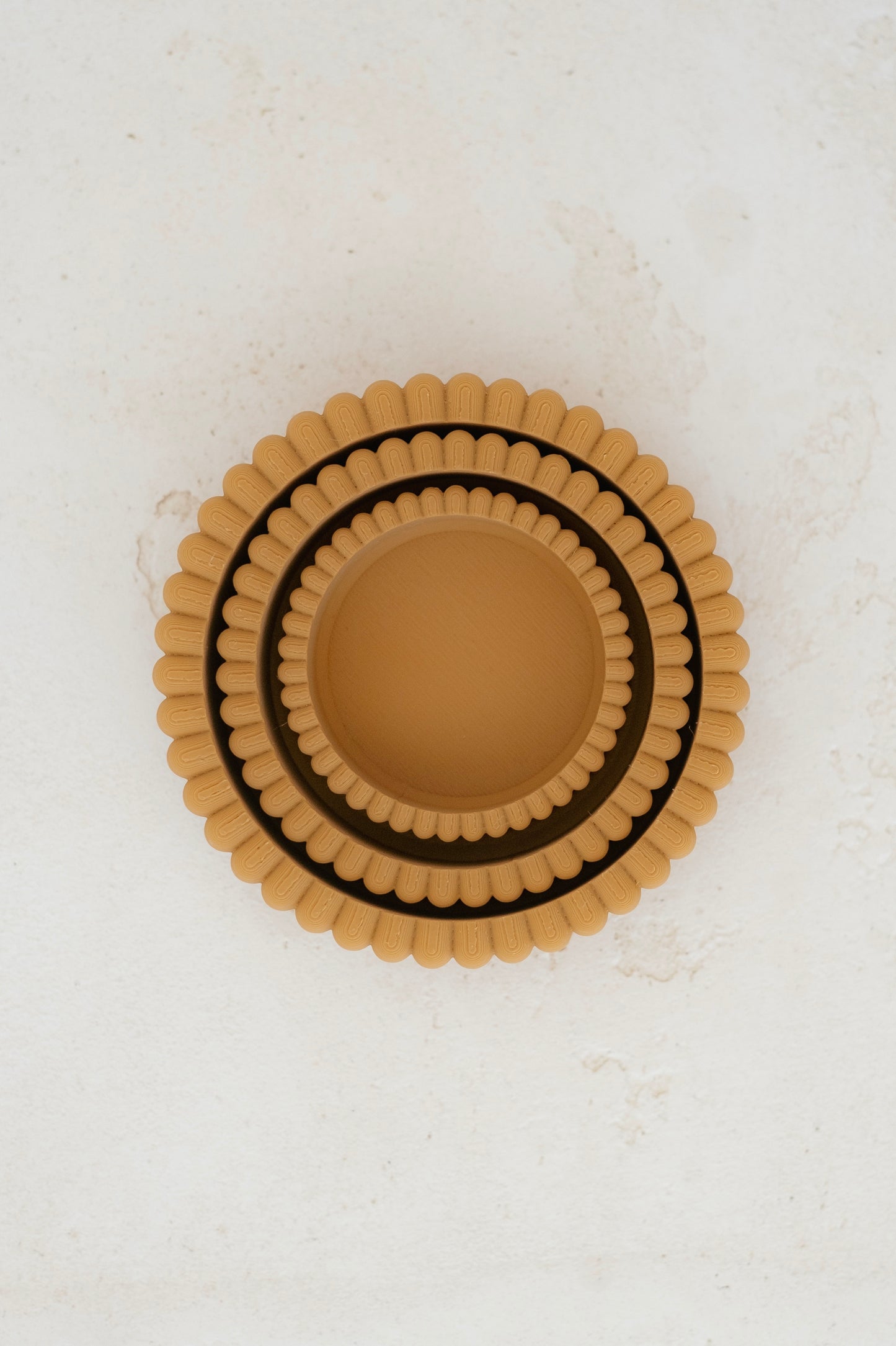 Scalloped Trinket Bowl Set