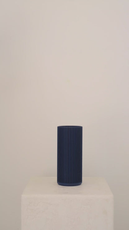 Ribbed Vase